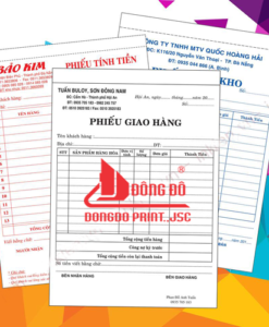 Phiếu giao hàng - Công Ty CP Quảng Cáo Và In Công Nghệ Mới Đông Đô